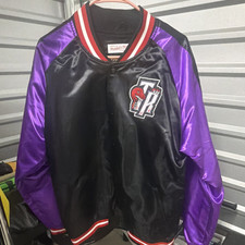 Mitchell & Ness Toronto Raptors NBA Jacket Black Purple Red White XL