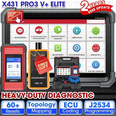 2025 LAUNCH X431 PRO3S V+ ELITE Pro 5 Diagnostic Tool J2534 Programming Coding