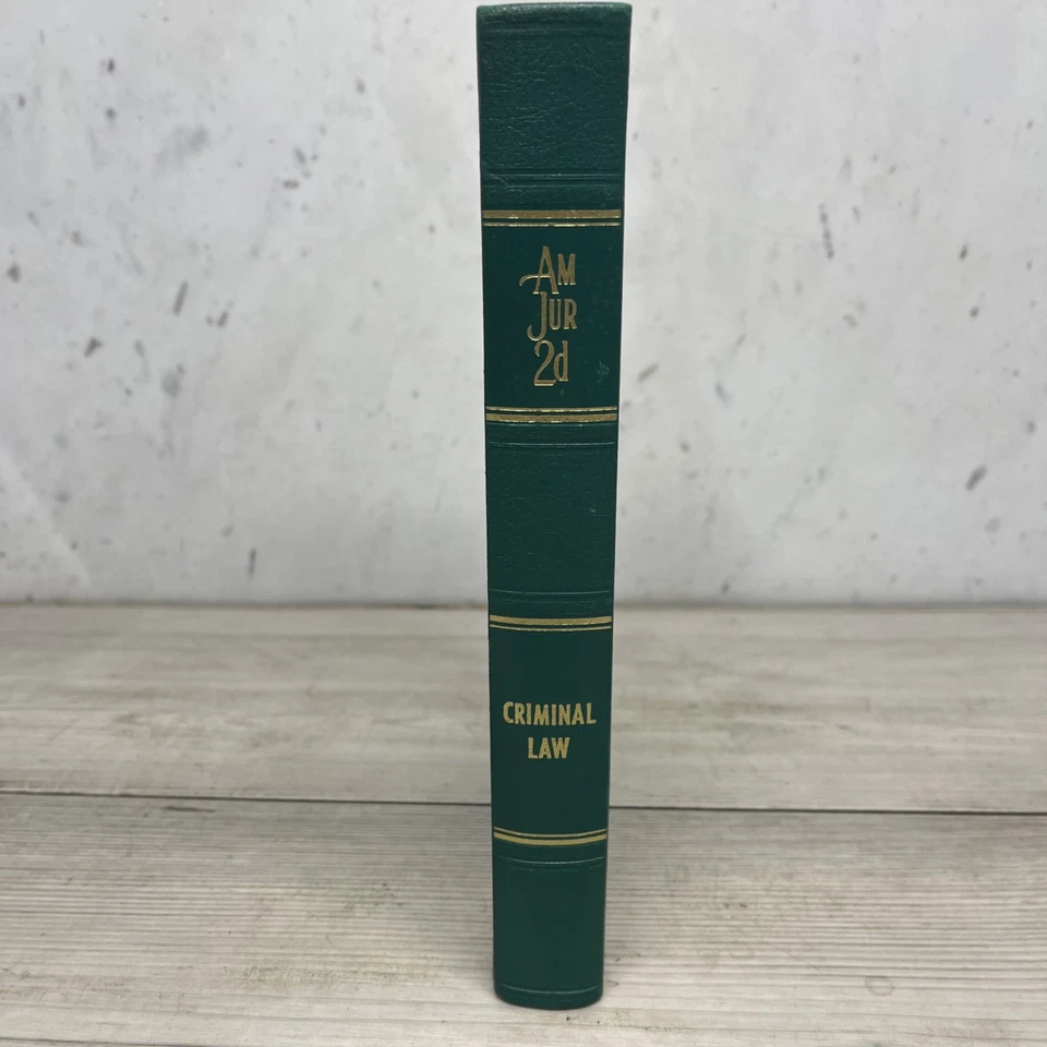 American Jurisprudence 2d State An Federal Vol 21 Published 1965 Criminal Law - Image 3 of 4