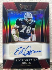2021 Panini Select Ed "Too Tall" Jones MAROON SIGNATURE PRIZM AUTO /99 #SSP-EJO