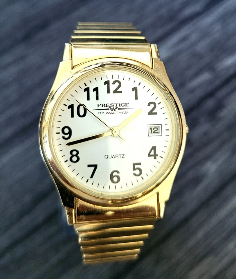 Reloj retro para hombre Waltham Prestige años 80 vintage raro Foto 2 de 4