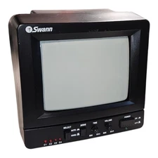 Swann SW244-SK4 B&W CRT DIY Security Monitor No Cameras VINTAGE 