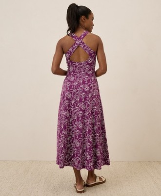 Pact Women's Fit & Flare Open Back Maxi Dress Small Looking Glass Floral Sangria | eBay Pact Women's Fit & Flare Open Back Maxi Dress Small Looking Glass Floral Sangria | eBay