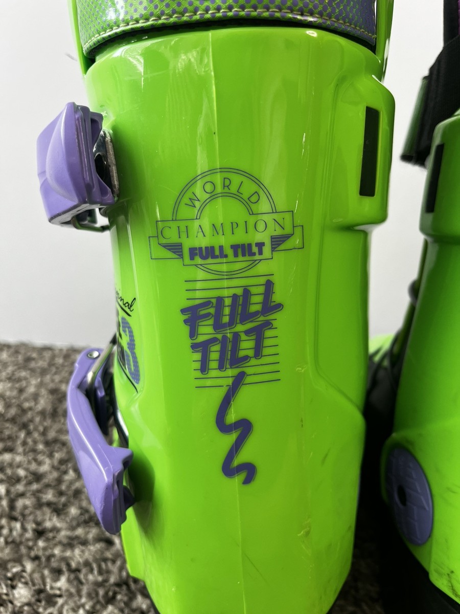 Full Tilt Classic Original Ski Boots, Size 25-25.5 - Purple Green