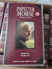 Inspector Morse Seasons 1-3 VHS Video Tapes Bundle 10 Tapes