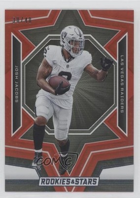 2023 Panini Rookies & Stars Red & Blue 38/40 Josh Jacobs #54 uk2