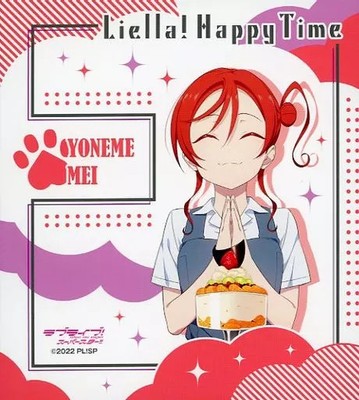 Love Live! Series GiGO Collaboration Cafe Art Panel Liella Happy Time