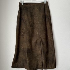 Vintage Fairy Grunge Core Midi skirt Earthy Tones Whimsigoth Forest Core Size 14
