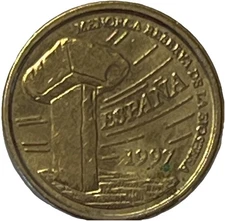 1997 🇪🇸 SPAIN 5 PESETAS WORLD COIN KM981 BALEARIC ISLANDS ALM- Lot C49a