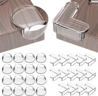 Eckenschutz Baby Silikon Selbstklebend 30 StüCk Transparent Tischkantenschutz