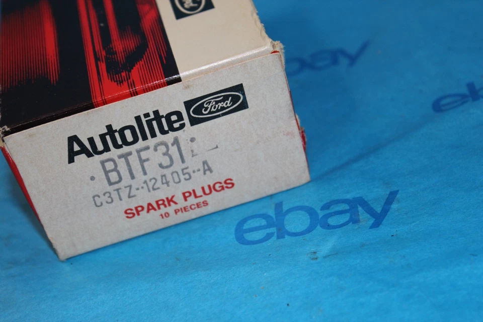 Lote de 10 bujías Autolite Ford BTF31 C3TZ-12404A caja nuevo Foto 3 de 3