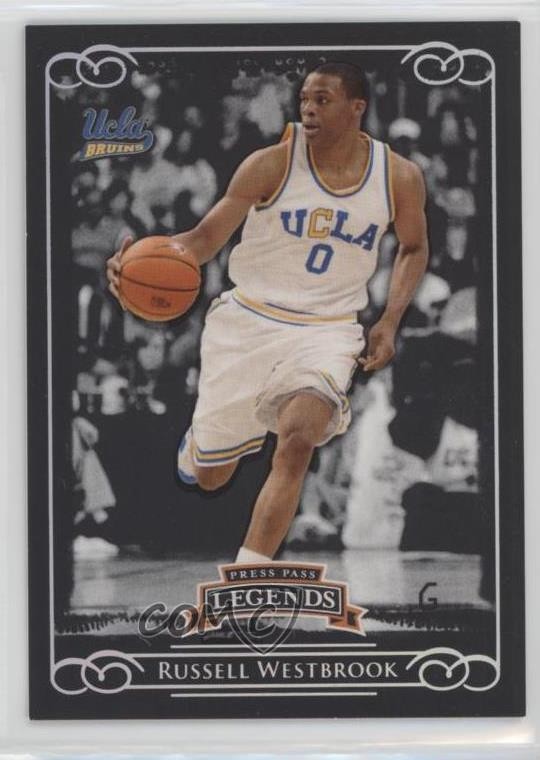 2008-09 Press Pass Legends Silver 6/199 Russell Westbrook #31 Rookie RC k5j