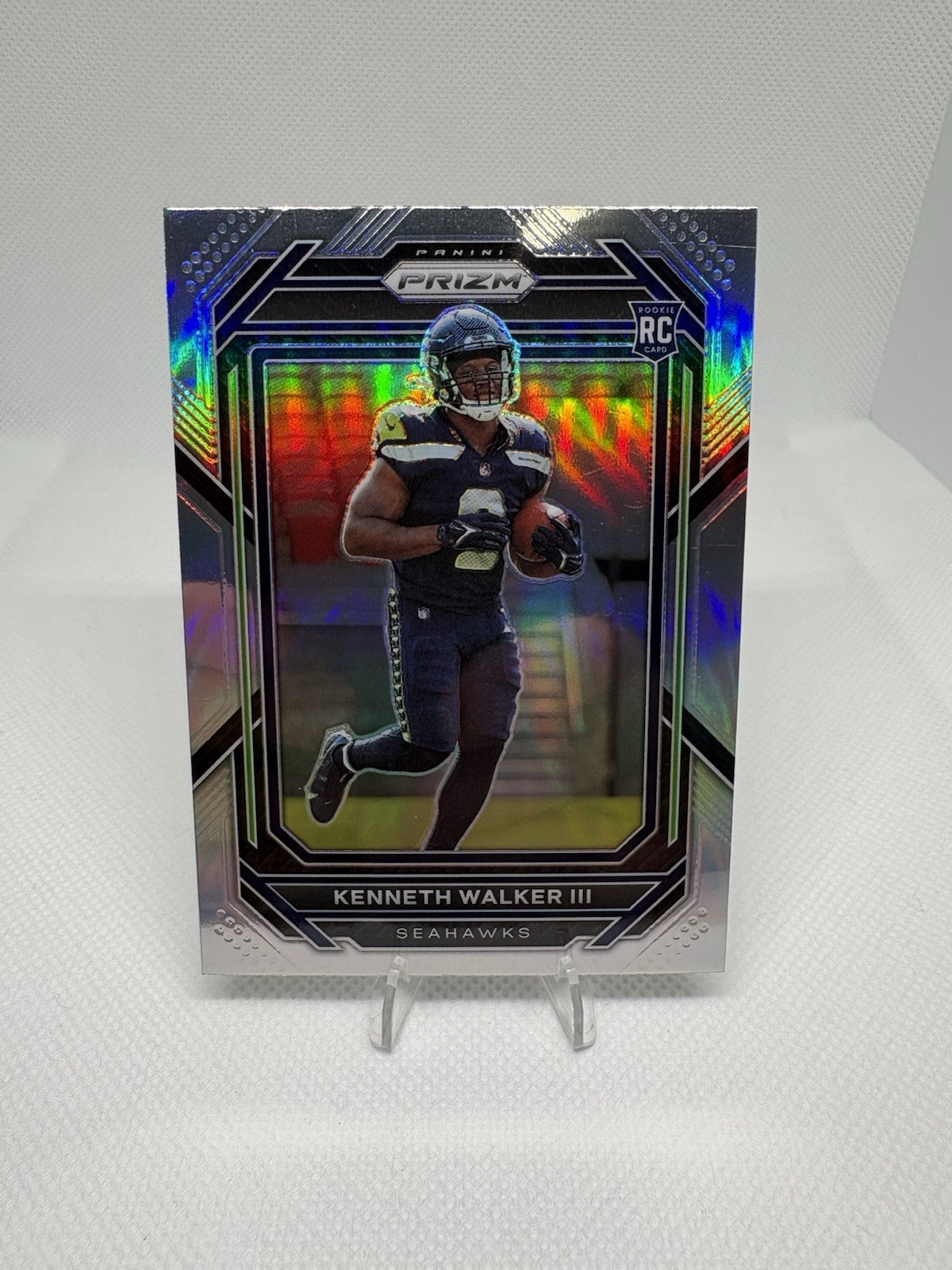 2022 Panini Prizm - Rookies Kenneth Walker III #318 Silver Prizm (RC)