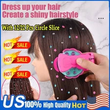 Glitter Gemstone Hair Styling Set US