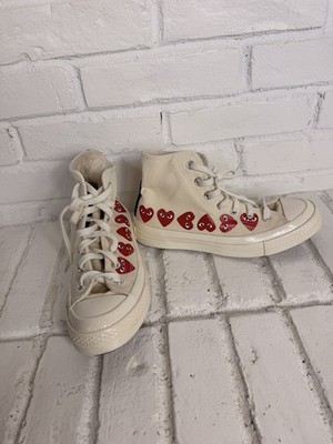 Comme des Garçons PLAY x Converse Chuck Taylor 70 High Top Hearts