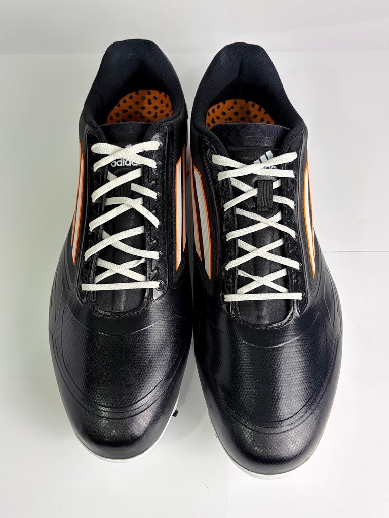 Adidas Adizero One Waterproof Black Golf Shoes Cleats Low Mens 11 Orange Spikes Adidas Adizero One Waterproof Black Golf Shoes Cleats Low  main image 2