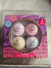 4 Pc. Bath Bomb Set- Vanilla Shea, Cherry Blossom, Lavendar, Ocean