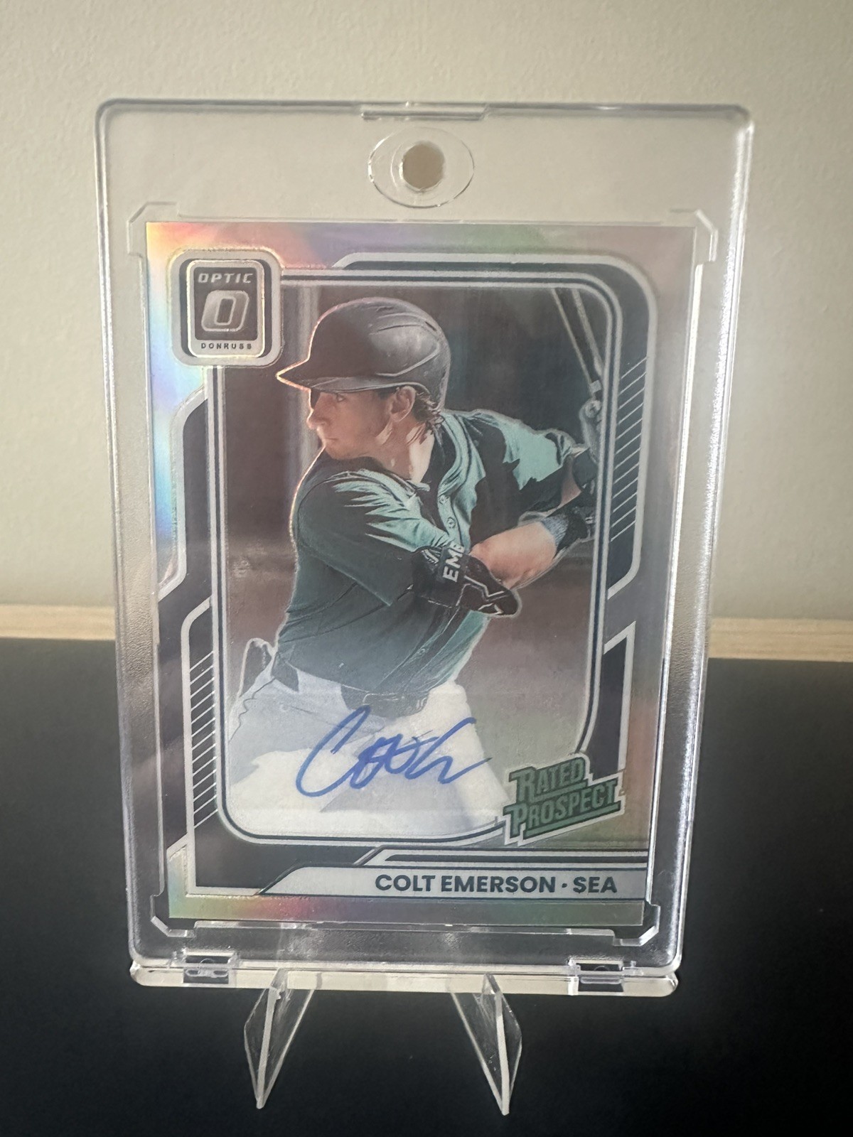2026 Panini Donruss Optic Baseball - Colt Emerson Prospect #165 Auto Holo (AU)