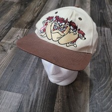 Vtg Tasmanian Devil Hat 1995 Warner Bros Looney Tunes Baseball Cap Prime Time
