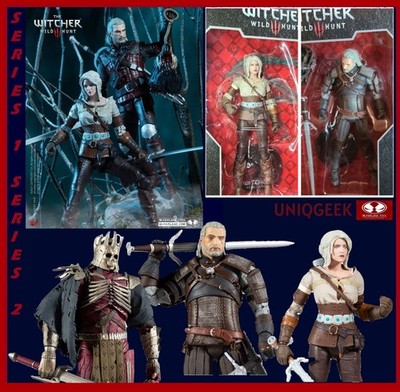 McFarlane The Witcher 3 Wild Hunt Series 1 &2 Geralt Ciri Eredin Action Figures