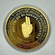 Numinook: medaglia gigante, Frank Steinmeier - presidente federale, 70 mm 110 g