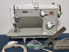 Vintage Working PFAFF 262 Sewing Machine With Knee Pedal  Cabinet Hinges