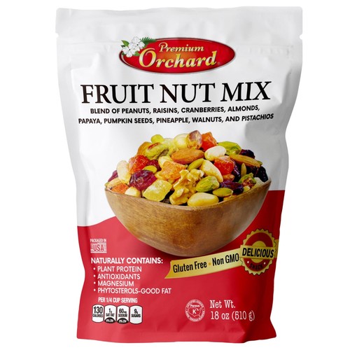 FRUIT NUT MIX TRAIL MIX by - Gourmet Trail Mix Bulk Blend of Mixed Nuts & Dried