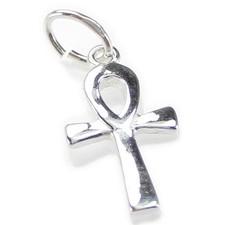 Ankh Cross TINY sterling silver charm .925 x 1 Ankhs & Egyptian charms