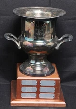 Rare Vintage Yale Cup Outdoor Tournament Silverplate Trophy Award 