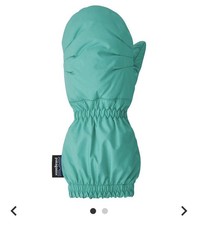 Patagonia Baby Mittens Teal 0-3M Winter Polyester Solid Unisex