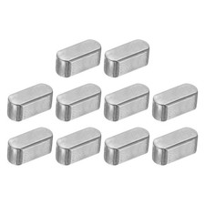 10Pcs Round Ended Feather Key, 5x5x12mm Carbon Steel Parallel Drive Shaft Keys