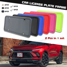 11.93" x 6.3" Fashionable Front Back License Plate Cover for Most Car SUV Jeep
