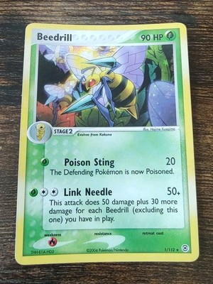Pokemon EX FireRed & LeafGreen Beedrill 1/112 Holo NM-MINT | eBay