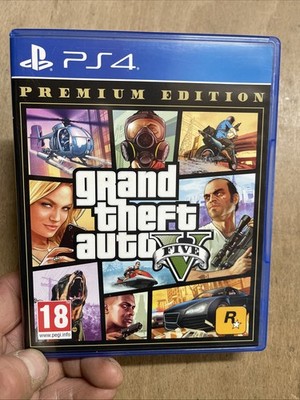 Grand Theft Auto V Five Premium Edition Spiel PS4 PlayStation 4 PAL inkl. Karte