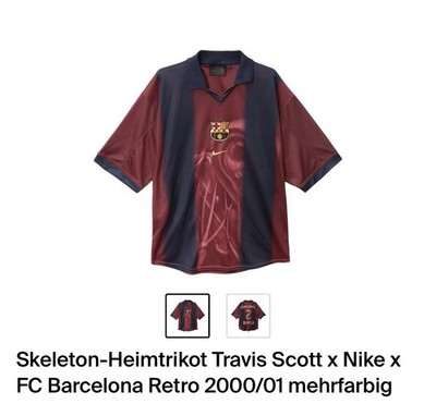Nike FC Barcelona x Travis Scott Trikot Cactus Jack Limited Edition