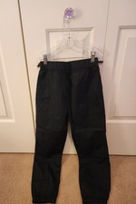 Vanilla Star Girls Black Ankle Pants 98 Cotton 2 Spandex Drawstring Elastic