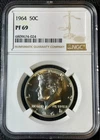 1964 NGC PF69 Silver Kennedy 50c - Lovely Example