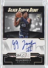 2023-24 Panini Noir Silver Screen Debut Signatures 51/99 GG Jackson II Auto rf2