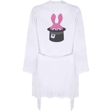 Small 'Rabbit Peeking Magician Hat' Adult Dressing Robe / Gown (RO00131300)