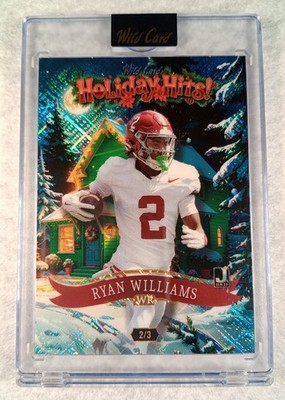 2025 Wild Card Ryan Williams Holiday Hits 2/3