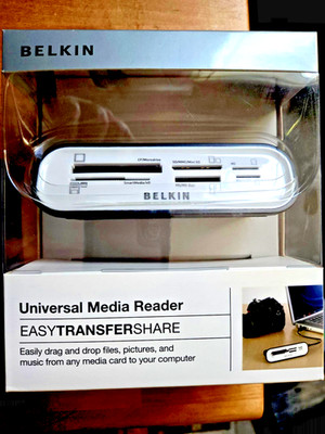 Media Reader - Belkin Universal Media Reader Model: F4U003 New In Box (NEW)