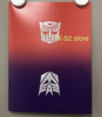 Transformers Visual History book promo SDCC comic con optimus prime megatron