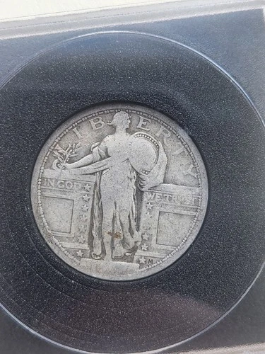 1917 Standing Liberty Quarter Type 1 – No Stars Below Eagle – G-VG