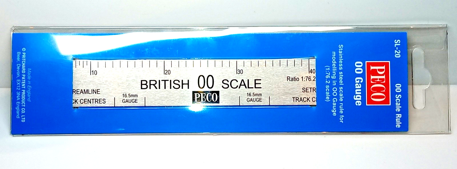 Peco SL-20 OO Gauge Scale Ruler. New.