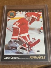 ? Chris Osgood Detroit Red Wings 1993 - 1994 Pinnacle Rookie Card #431. rookie card picture