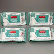 4 Packs Fisher-Price Smart Care Baby Wipes- Fragrance-Free-New In Package