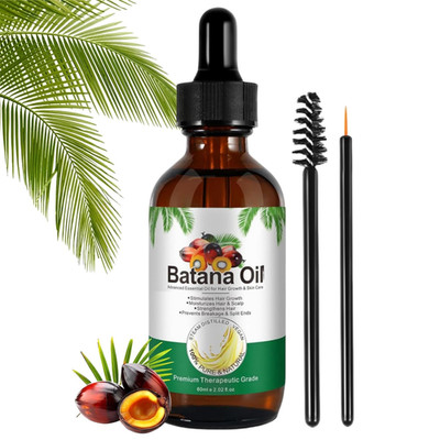 Batana Öl Für Haarwachstum 60Ml   100% Reines & Natürliches Hair Growth Oil Mit 