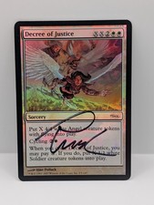 Decree of Justice Judge Promos Foil Signed by Artist
