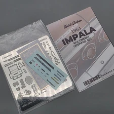 Detail Junkees Photo Etch  Detail Set Decals Discontinued Revell 1964 Impala