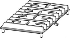 Whirlpool W10689386 Grate-Burner 1/2" Cast Iron Gas Burner Grate